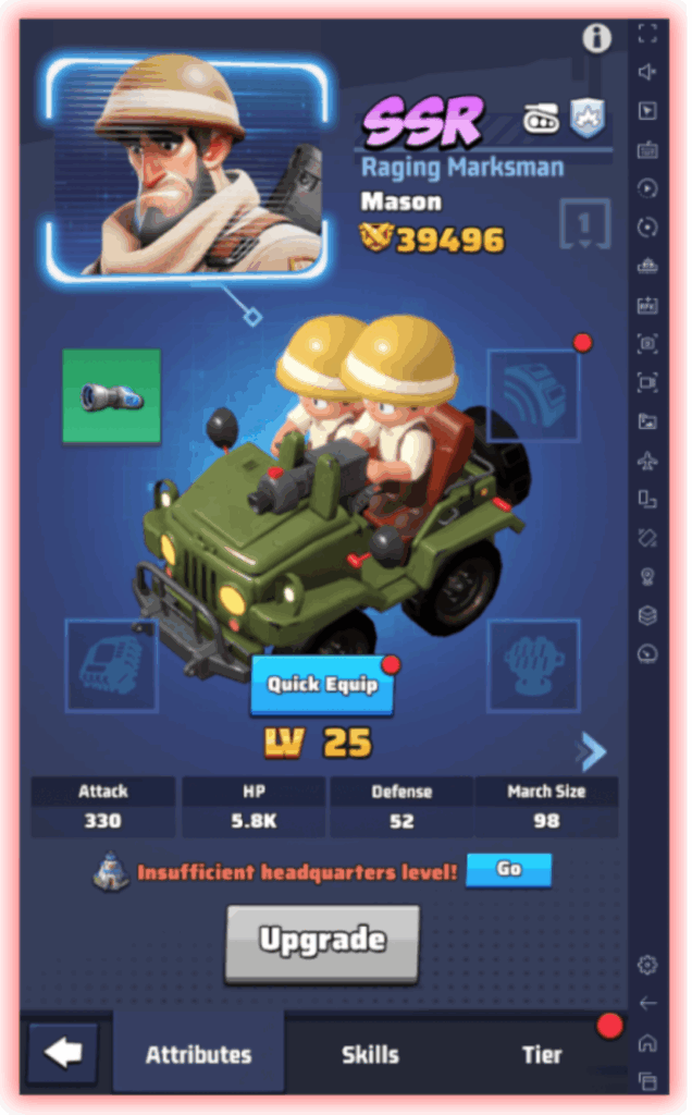 라스터워 서바이벌 시즌2 레이징마크스맨 이미지