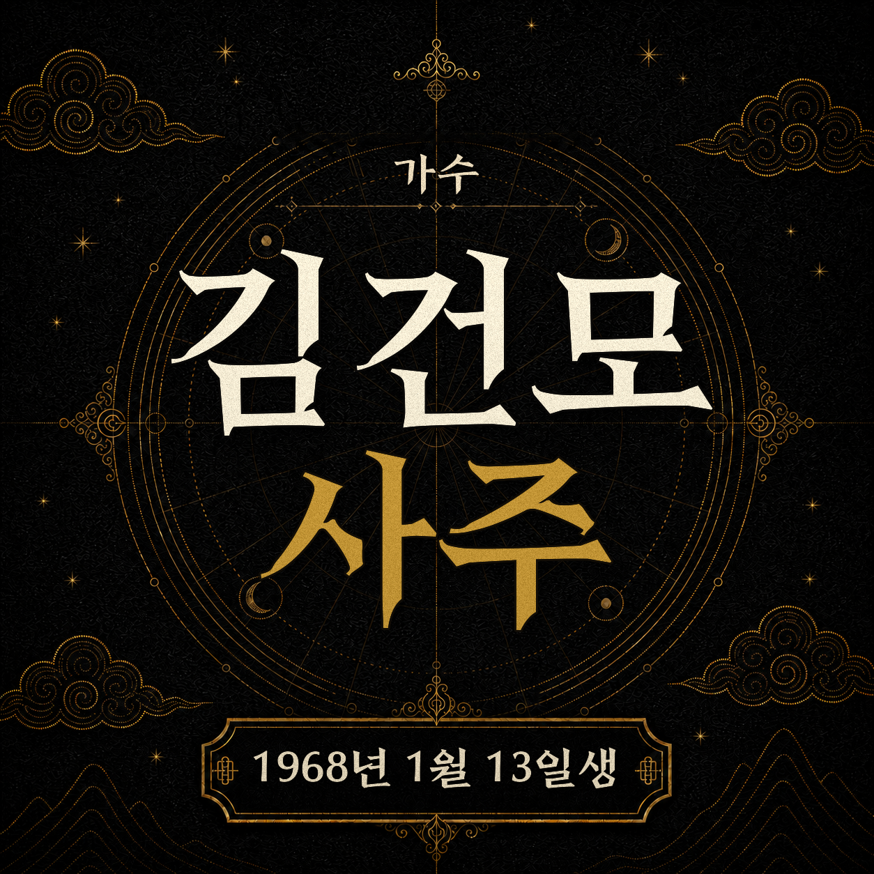 가수 김건모 사주팔자 분석 2