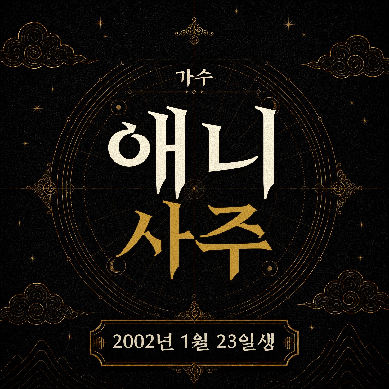 가수 애니 사주팔자 분석 2
