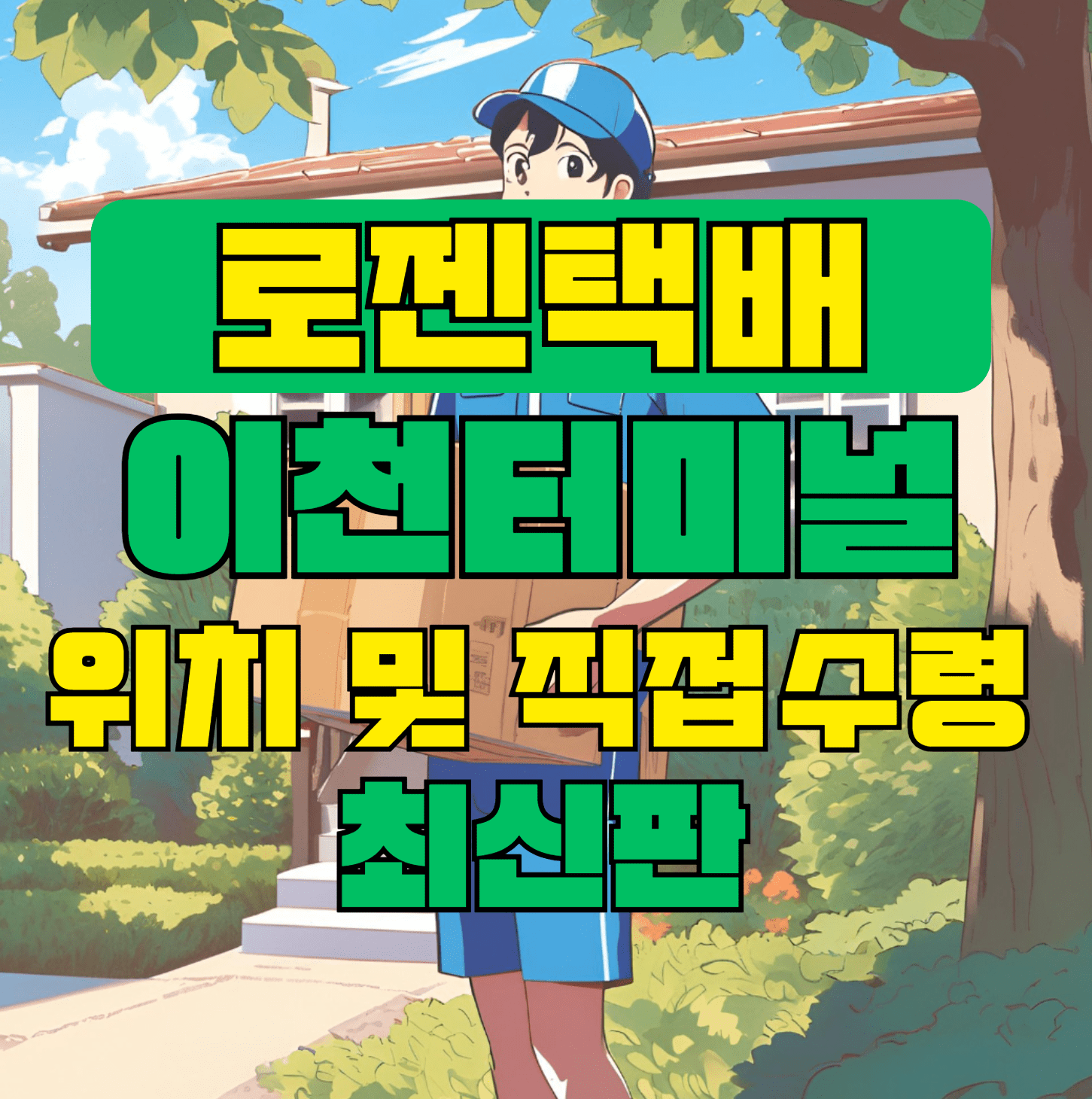 로젠택배 이천터미널 위치 및 상품 수령 방법 최신판