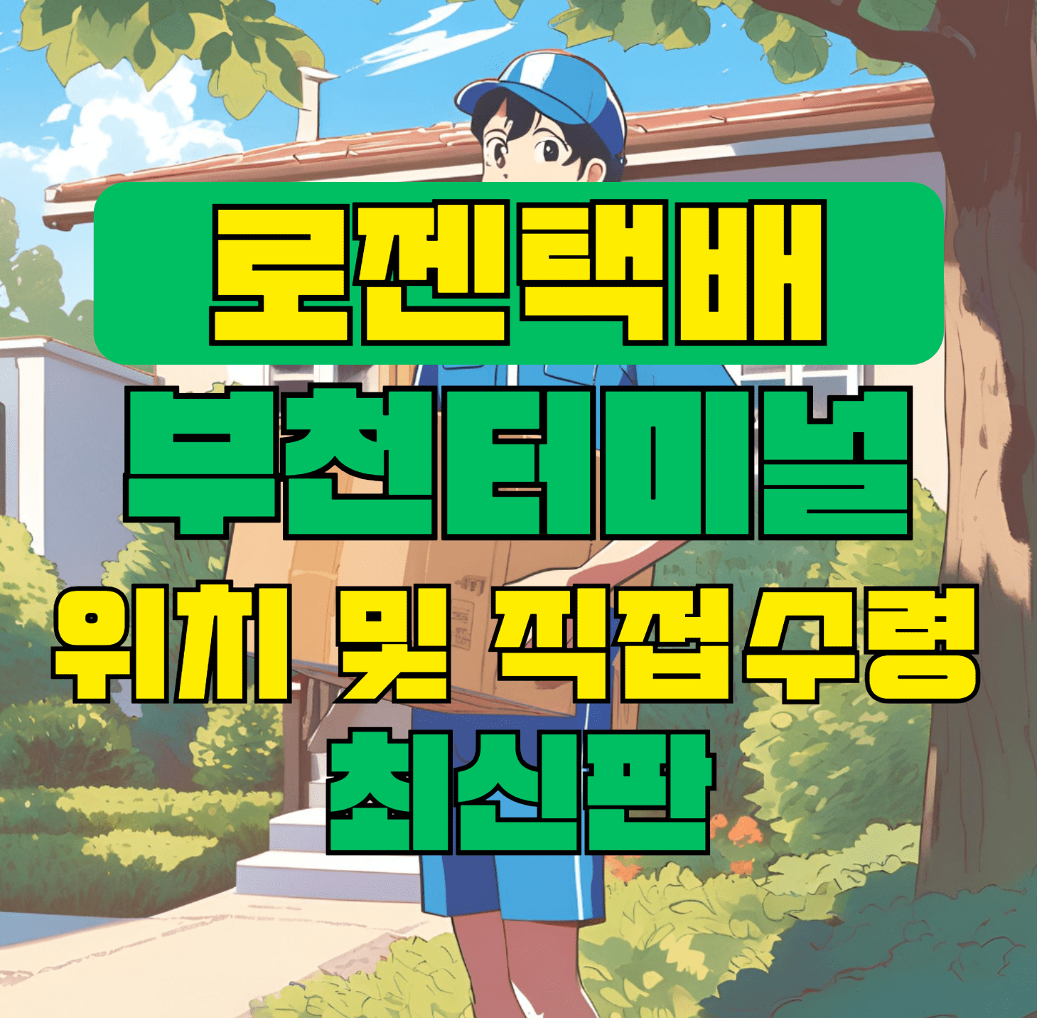 로젠택배 부천터미널 위치 및 상품 수령 방법 최신판