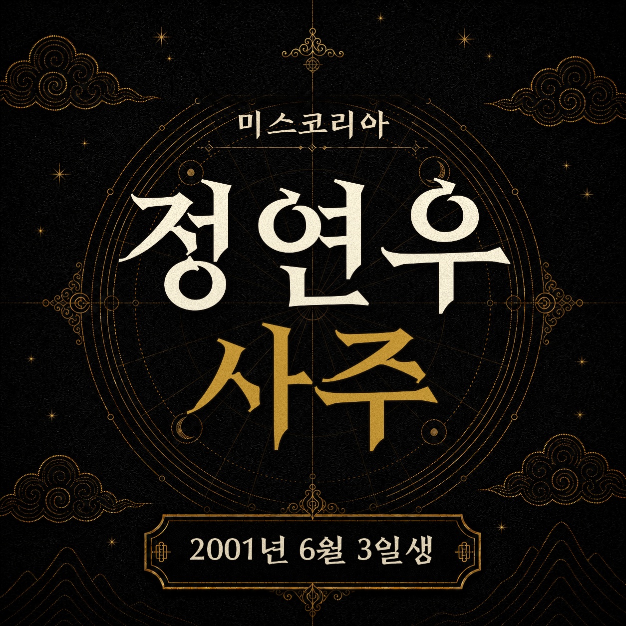 미스코리아 정연우 사주팔자 분석 2